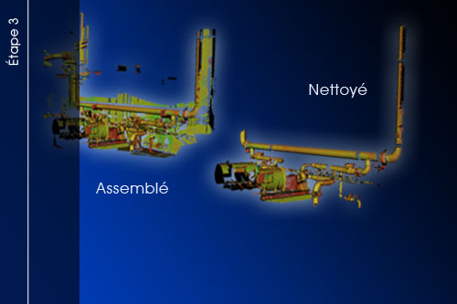 etape 3 - assemblage netoyage