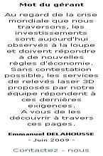 Mot du g�rant